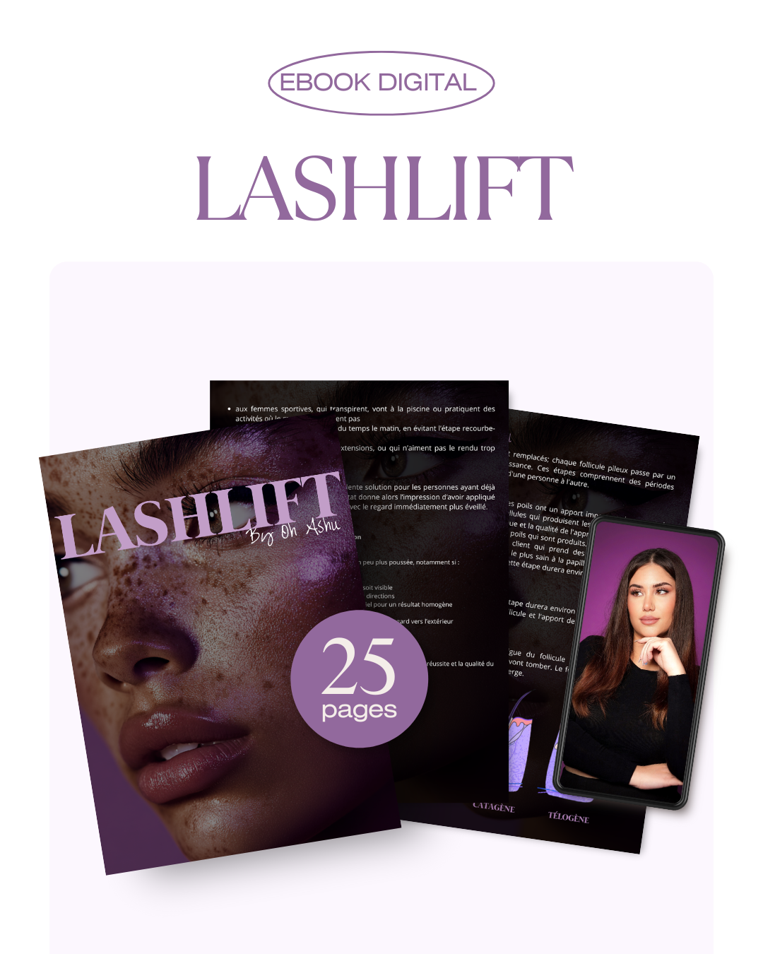 EBOOK - Rehaussement de cils + teinture et botox